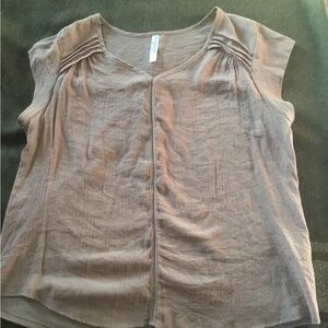 XL PerSeption Concept Light Brown Blouse